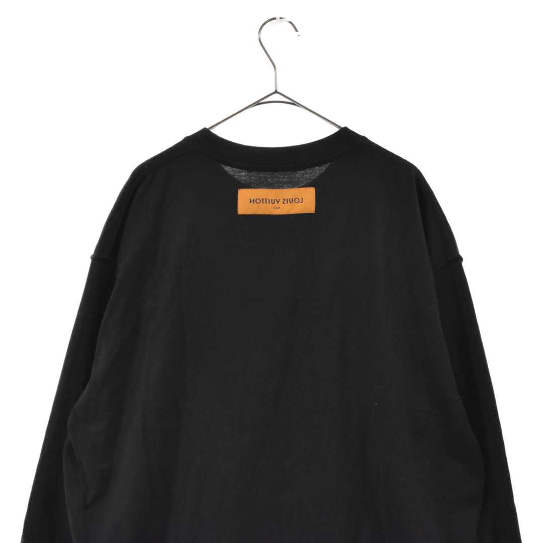 LOUIS VUITTON ルイヴィトン 23SS LVフェードプリンテッドロングスリーブTシャツ カットソー 長袖Tシャツ RM231M NPG  HOY31W ブラック