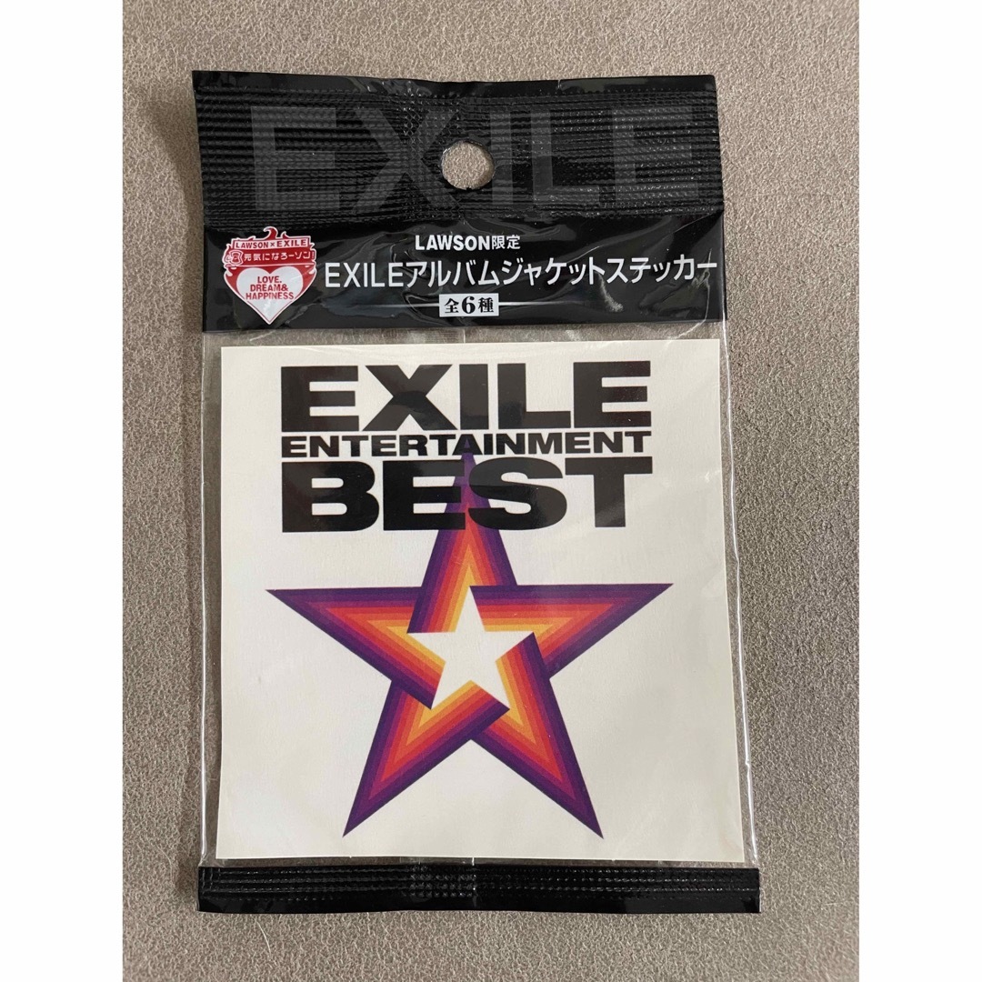 EXILE(エグザイル)の☆非売品☆EXILE アルバムジャケットステッカー　レア エンタメ/ホビーのエンタメ その他(その他)の商品写真