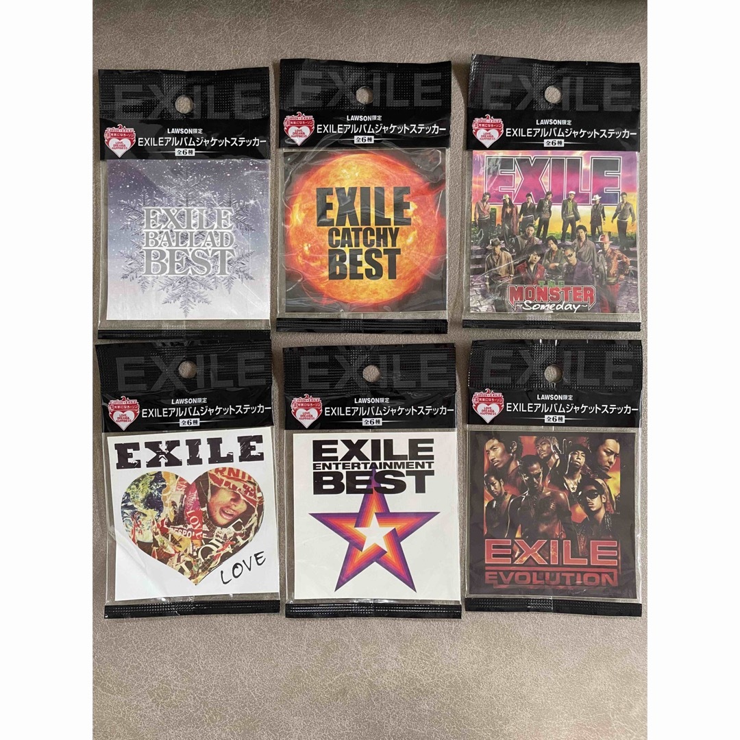 EXILE(エグザイル)の☆非売品☆EXILE アルバムジャケットステッカー　レア エンタメ/ホビーのエンタメ その他(その他)の商品写真