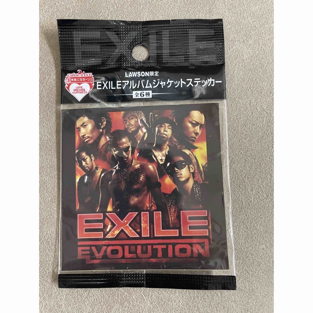 EXILE(エグザイル)の☆非売品☆EXILE アルバムジャケットステッカー　レア エンタメ/ホビーのエンタメ その他(その他)の商品写真