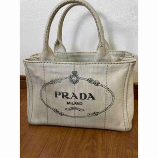 プラダ(PRADA)のmiさん専用期間限定お値下げ！プラダカナパ　ビアンコS(トートバッグ)