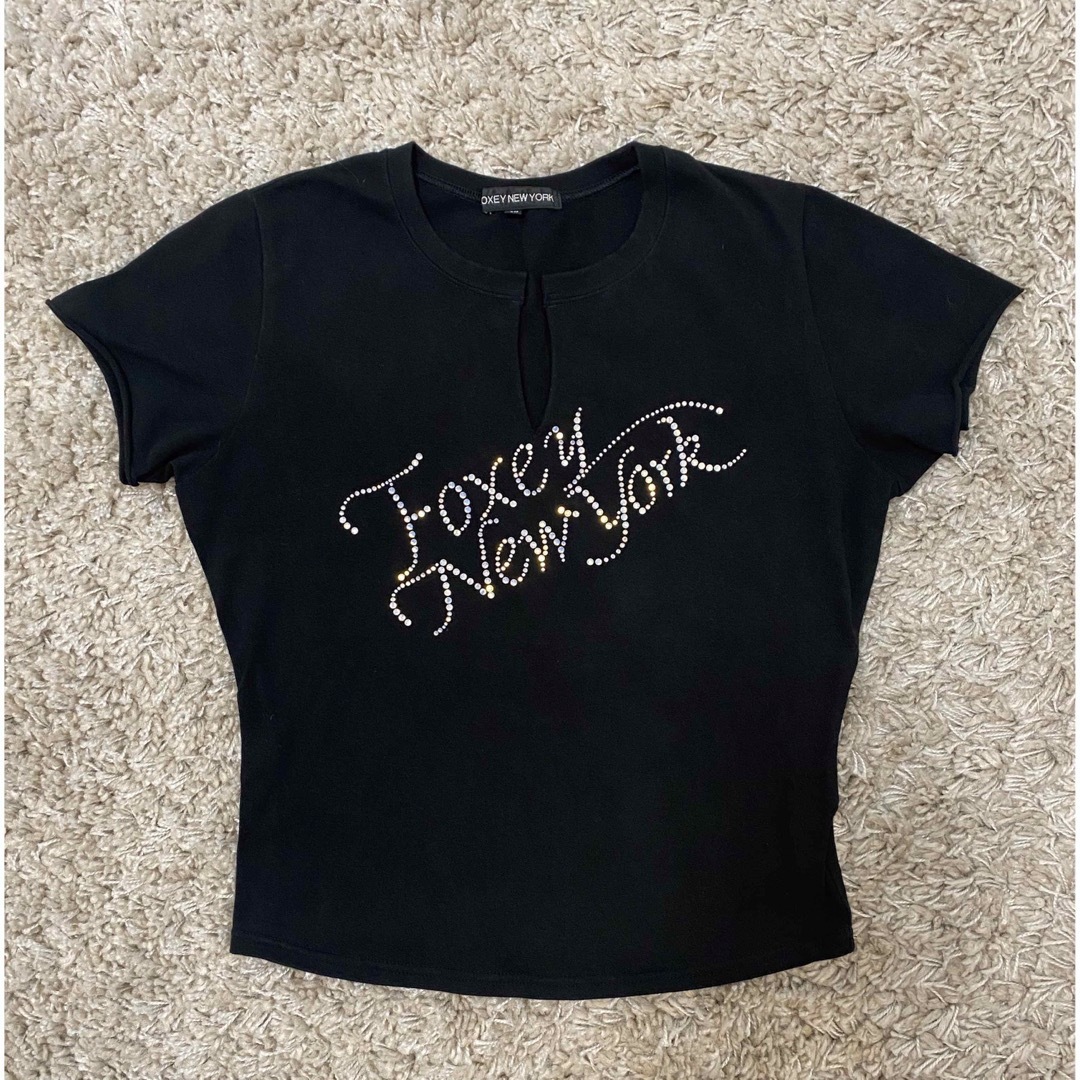 FOXEY NEW YORK(フォクシーニューヨーク)のFOXEYフォクシー半袖カットソートップスTシャツスカートに レディースのトップス(カットソー(半袖/袖なし))の商品写真