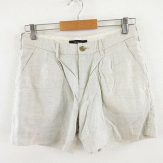 ジョンブル(JOHNBULL)のジョンブル JOHNBULL ショートパンツ リネン ベージュ M(ショートパンツ)