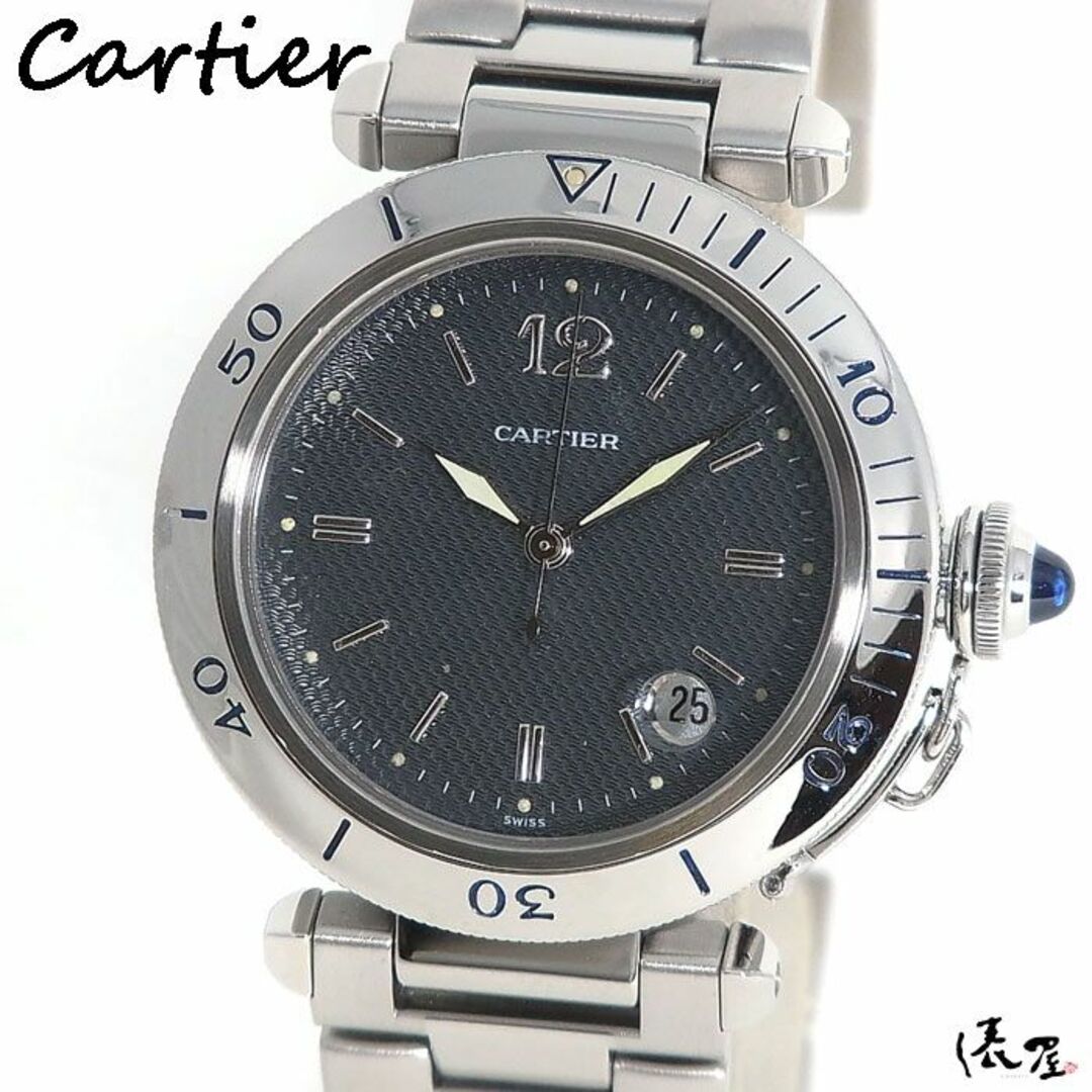 Cartier(カルティエ)の【仕上済/OH済】カルティエ パシャ 38mm グレー文字盤 希少モデル 自動巻 メンズ レディース Cartier 時計 腕時計 中古【送料無料】 メンズの時計(腕時計(アナログ))の商品写真