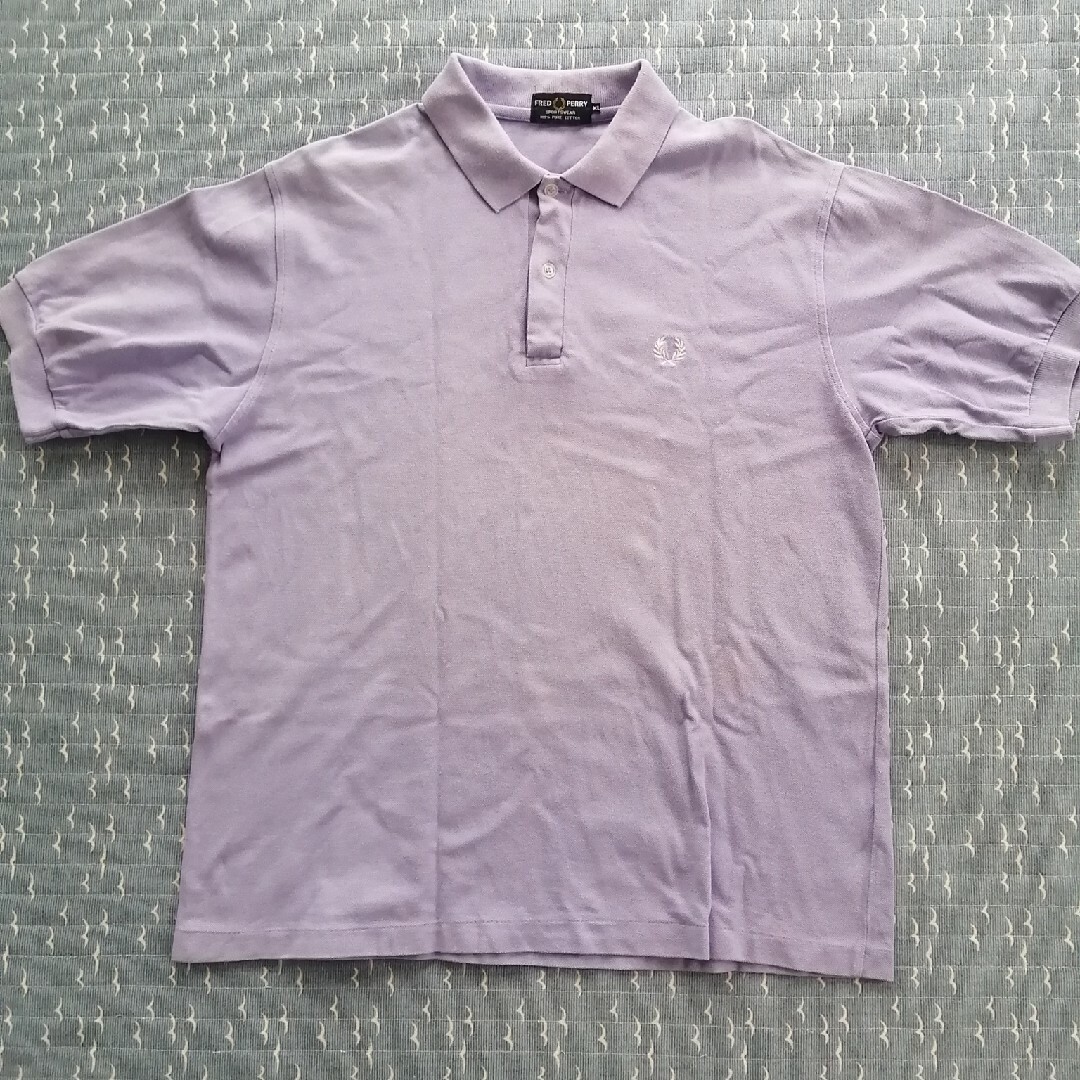 FRED PERRY　半袖ポロシャツ ビッグシルエットパープル 紫 | フリマアプリ ラクマ