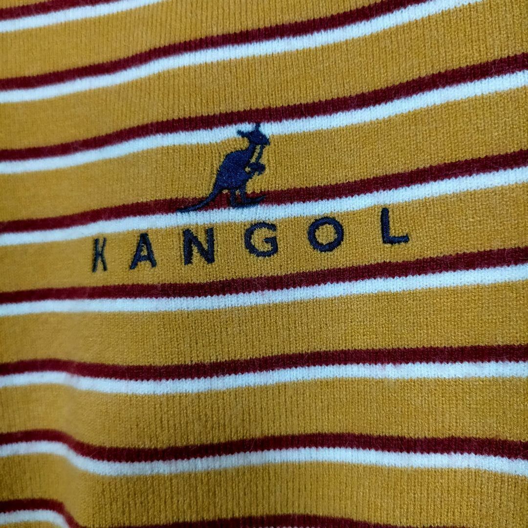 KANGOL(カンゴール)の■ONEWAY×KNGOL☆ショート丈ボーダーニットレディースM洗えるセーター レディースのトップス(ニット/セーター)の商品写真