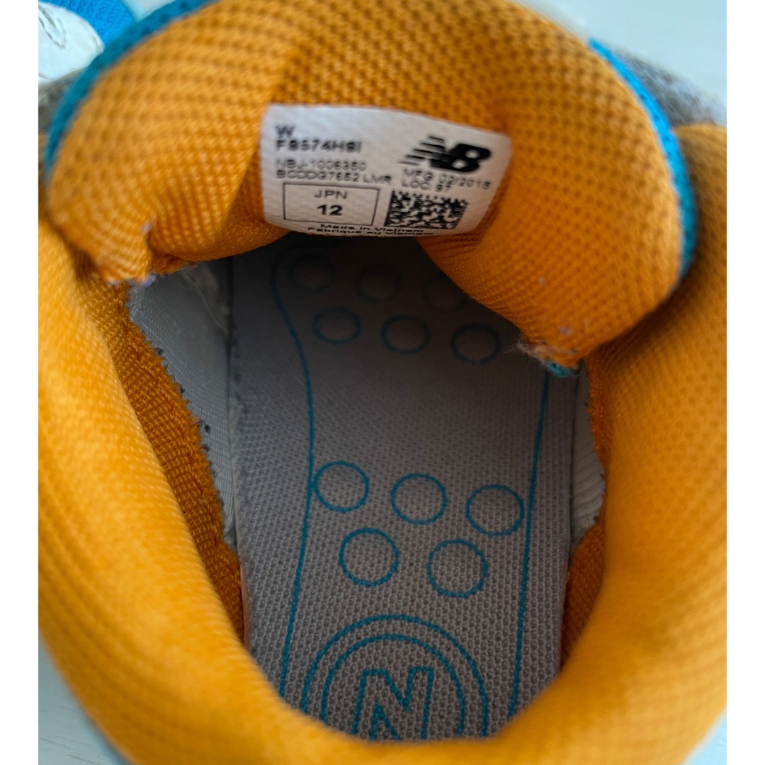 New Balance(ニューバランス)のニューバランス　スニーカー　12センチ キッズ/ベビー/マタニティのベビー靴/シューズ(~14cm)(スニーカー)の商品写真