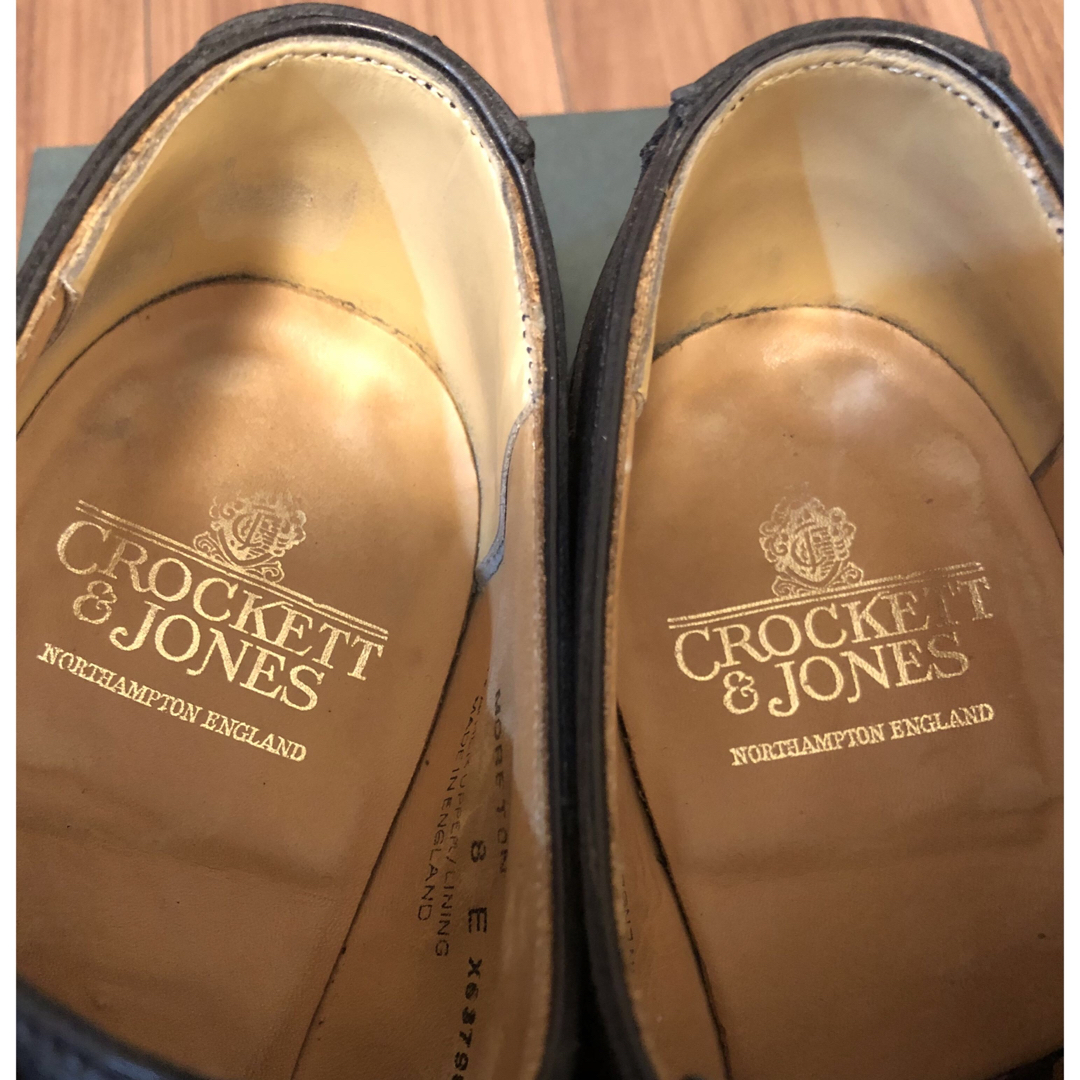 Crockett&Jones(クロケットアンドジョーンズ)の購入不可ta様専用Crockett&Jones Moreton 美使用品8E メンズの靴/シューズ(ドレス/ビジネス)の商品写真