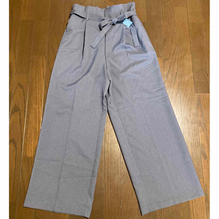 ジーユー(GU)のワイドパンツ　ズボン　パンツ　GU   XL   新品未使用(カジュアルパンツ)