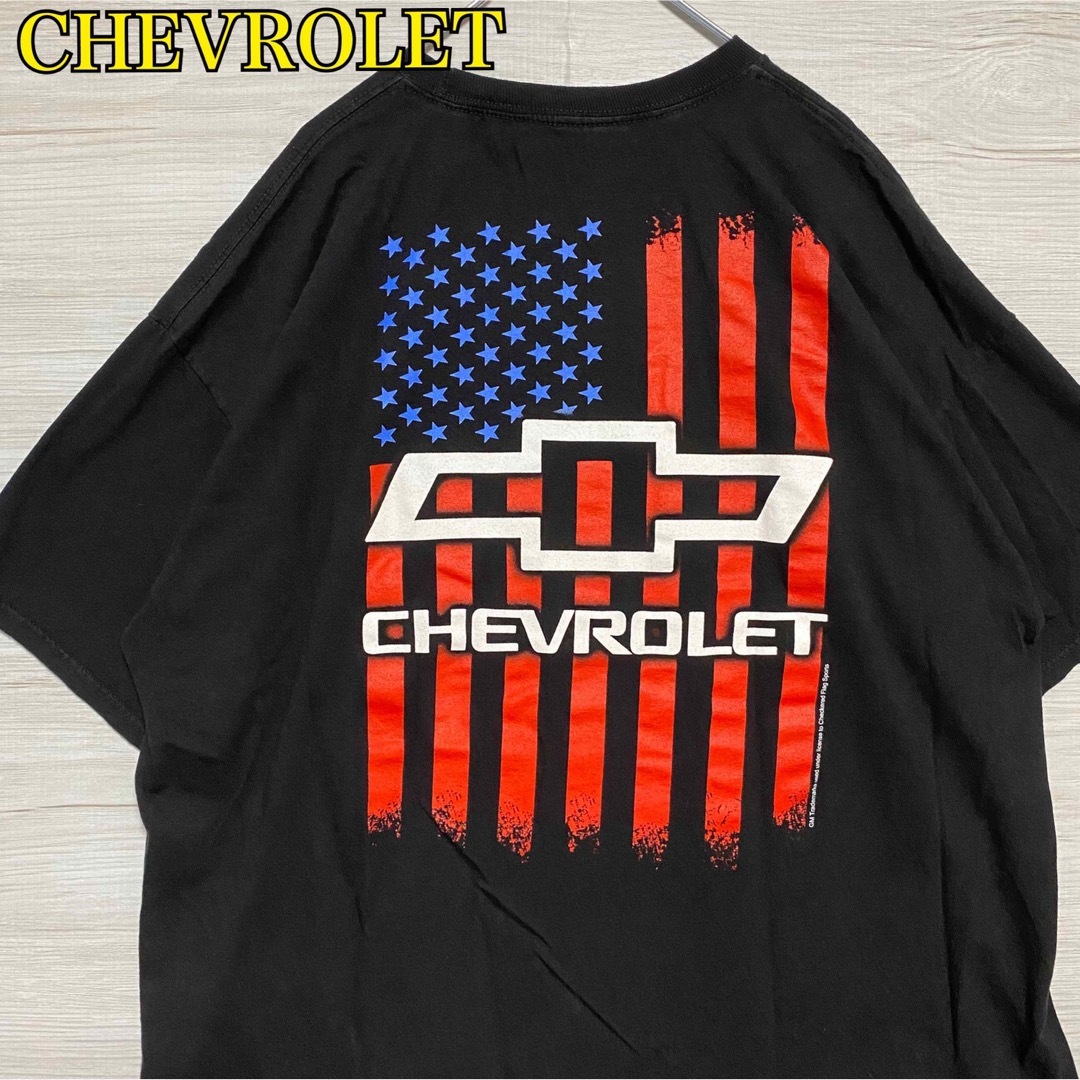 Chevrolet(シボレー)の【入手困難】CHEVROLET シボレー　Tシャツ　バックプリント　海外輸入 メンズのトップス(Tシャツ/カットソー(半袖/袖なし))の商品写真