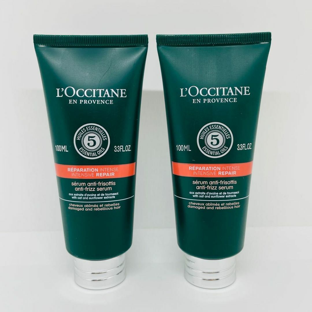 L'OCCITANE(ロクシタン)のロクシタン ファイブハーブス リペアリング ヘアミルクセラム 100mL 2本 コスメ/美容のヘアケア/スタイリング(トリートメント)の商品写真