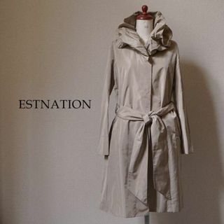 ESTNATION - エストネーション ESTNATION ナイロンコート ロングコート　38 M