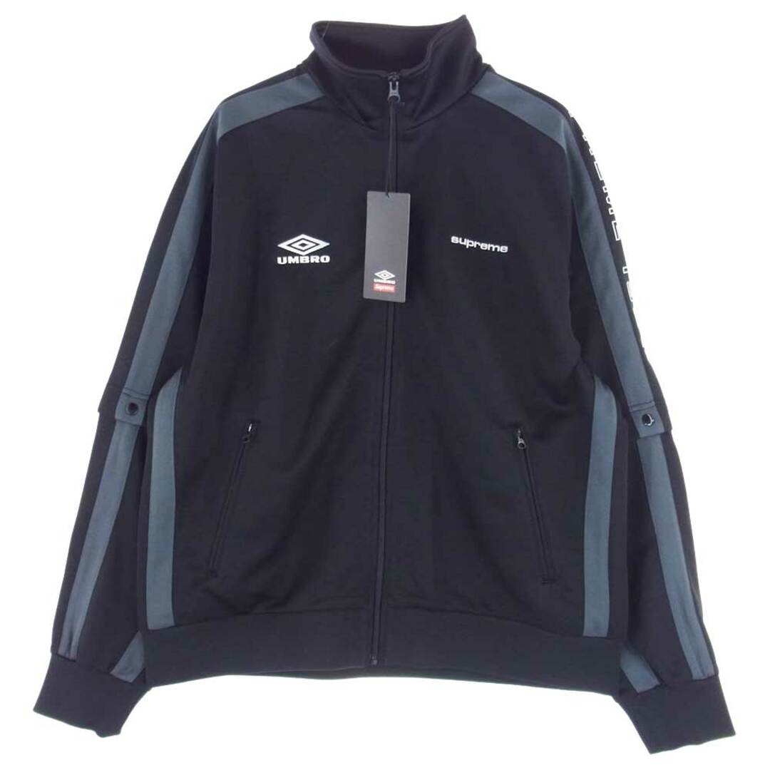 Supreme シュプリーム ジャケット 23SS × Umbro Snap Sleeve Jacket Black  アンブロ スナップ スリーブ ジャケット M ブラック系 M ASIA L【新古品】【未使用】