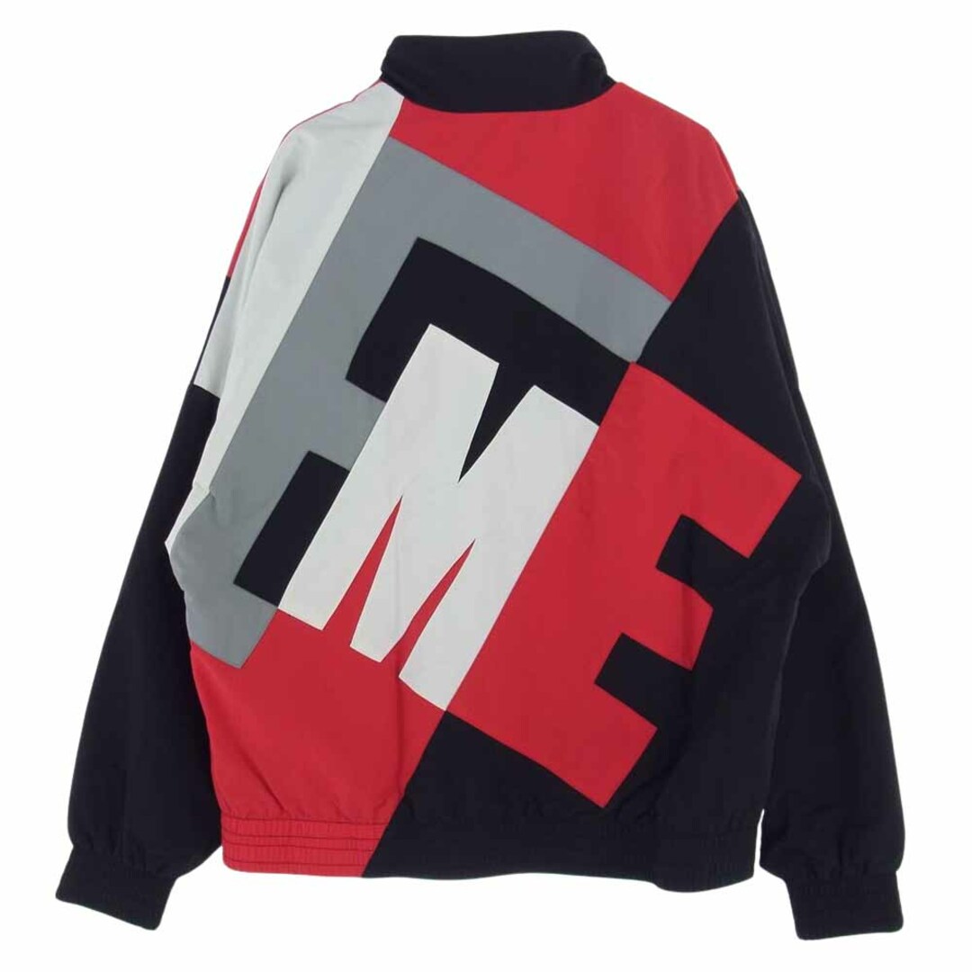 Supreme シュプリーム ジャケット 20SS Big Letter Track Jacket ビッグ レター ロゴ トラック ナイロン  ジャケット ブラック系 レッド系 S【中古】