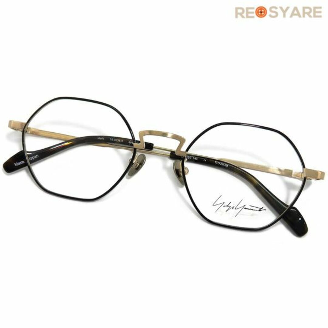 美品 ヨウジ ヤマモト 19-0034 メガネ 眼鏡 アイウェア 45031