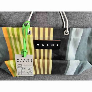 マルニ(Marni)のMARNI ストライプバッグミニ(トートバッグ)