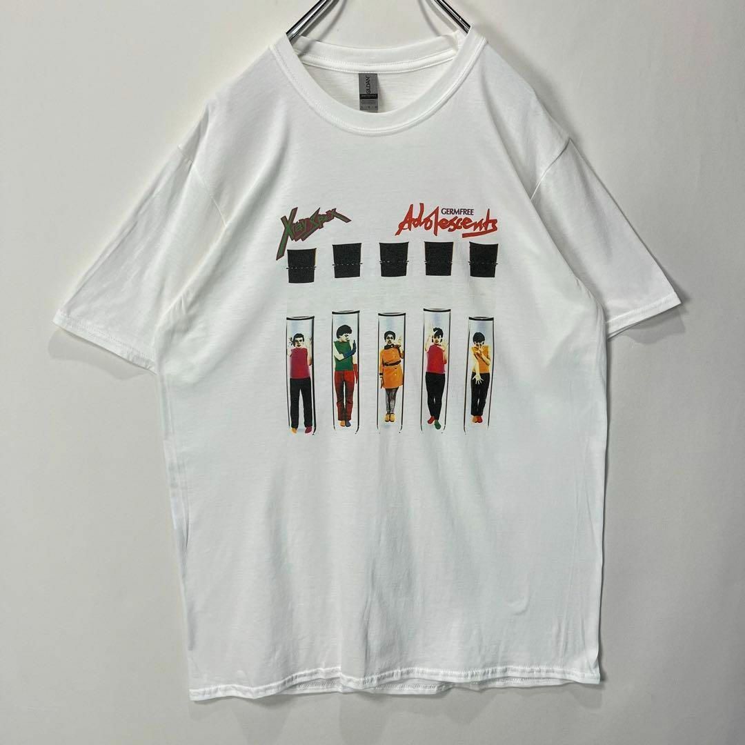 新品　X-RAY SPEX バンドTシャツ　UKパンク　ホワイト　Lサイズ