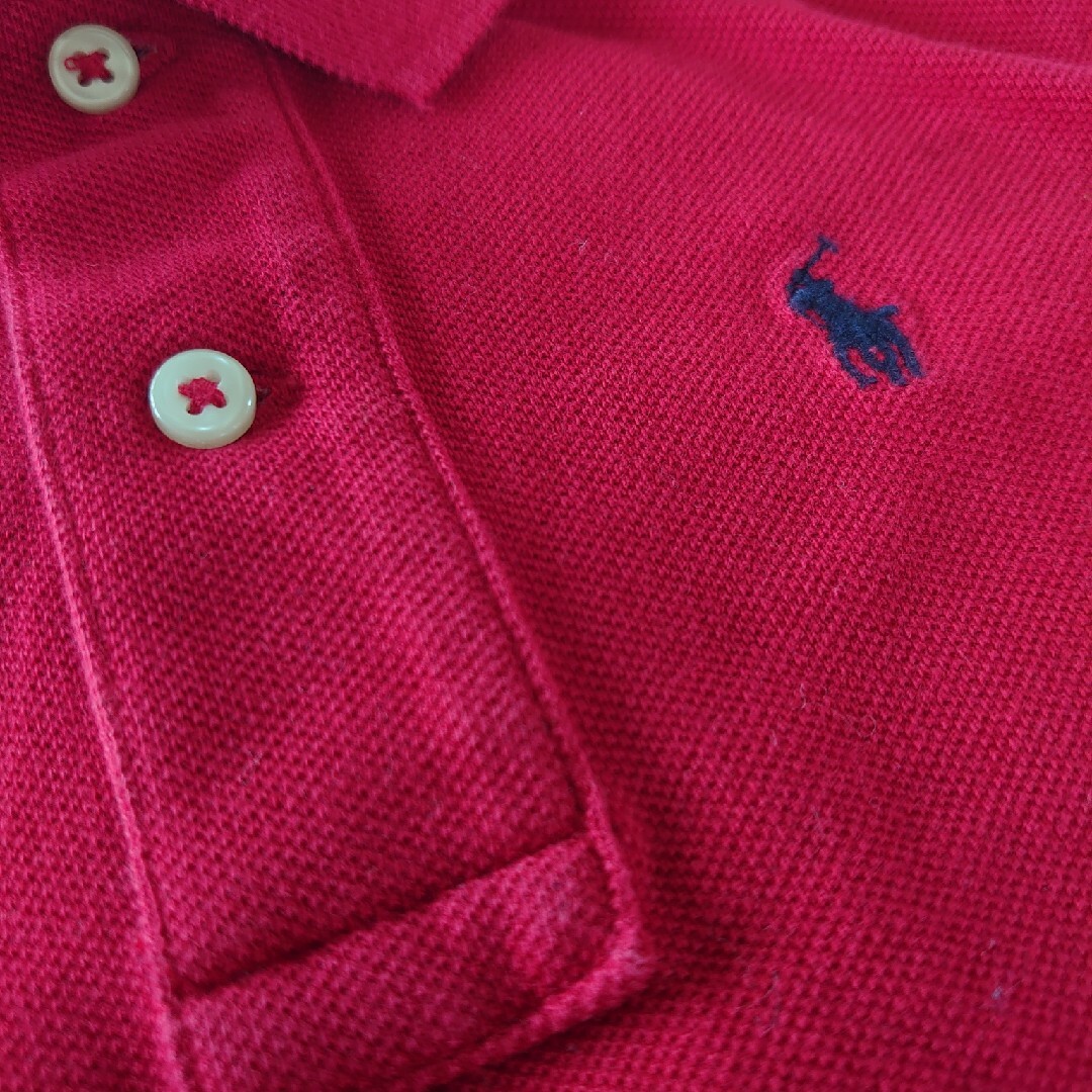 POLO RALPH LAUREN(ポロラルフローレン)のラルフローレン レッドポロ24M キッズ/ベビー/マタニティのキッズ服男の子用(90cm~)(Tシャツ/カットソー)の商品写真