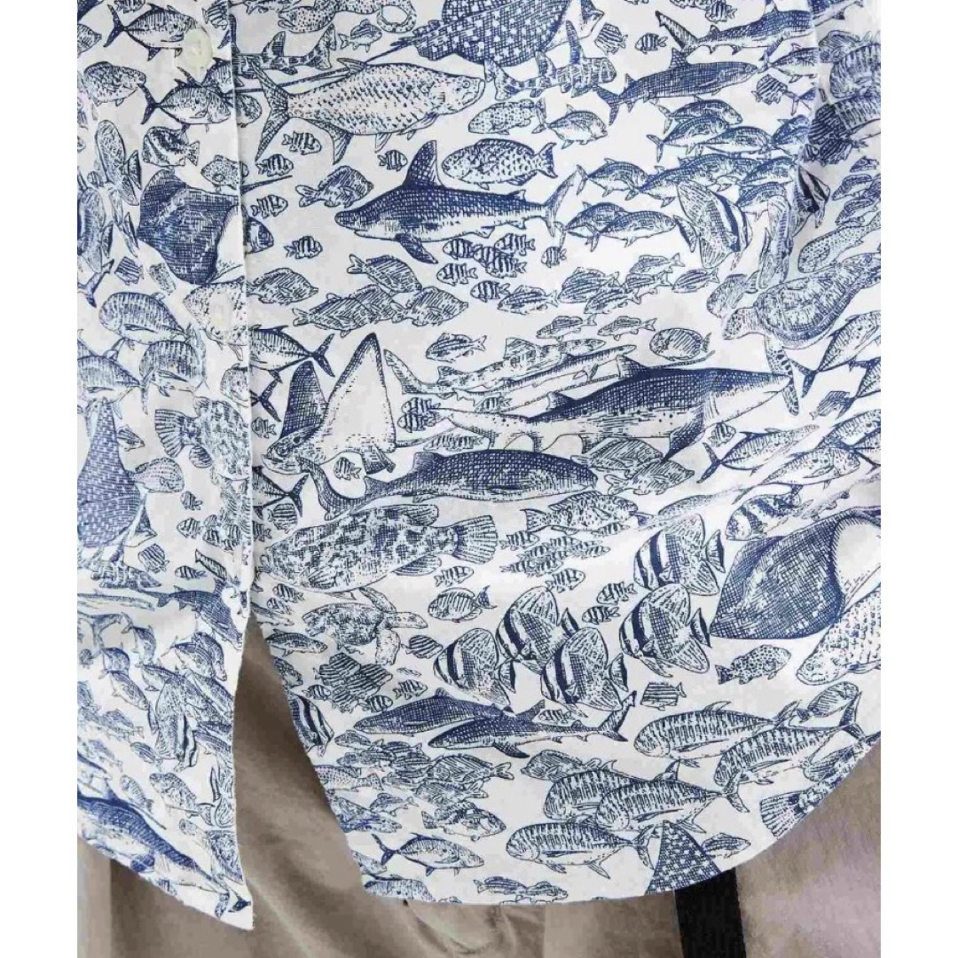 Sunny clouds（FELISSIMO）(サニークラウズ)のサニークラウズ　須磨海浜水族館　コラボシャツ レディースのトップス(シャツ/ブラウス(半袖/袖なし))の商品写真