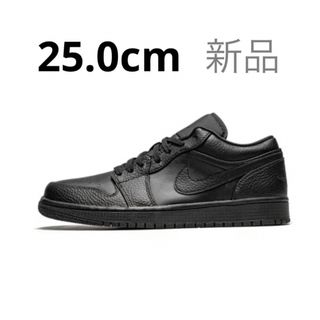 ジョーダン(Jordan Brand（NIKE）)のNIKE AIR JORDAN 1 LOW "Triple Black"(スニーカー)