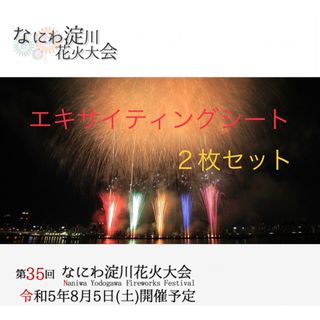 2023 なにわ淀川花火大会 エキサイティングシート2枚の通販|ラクマ