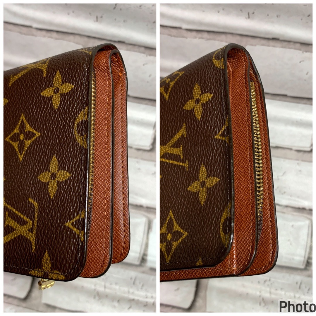 美品★《正規品》【Louis Vuitton 】パピエジップ　二つ折財布