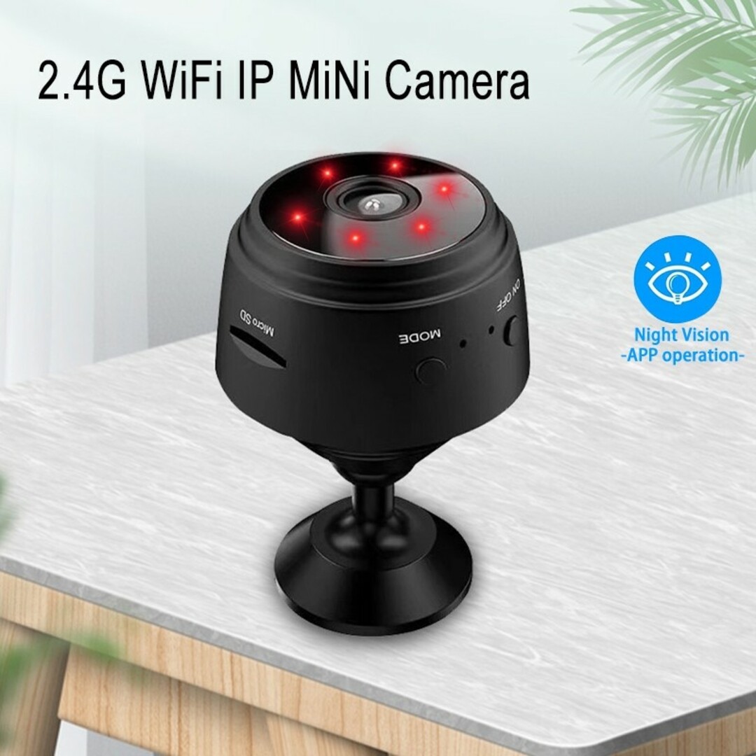 新品 WiFi 小型 ワイヤレス ビデオ カメラ 防犯カメラ 監視 赤外線の