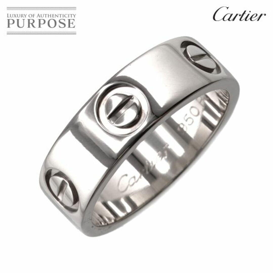 カルティエ Cartier ラブ #49 リング Pt プラチナ 指輪 VLP 90193198総重量８．２ｇ
