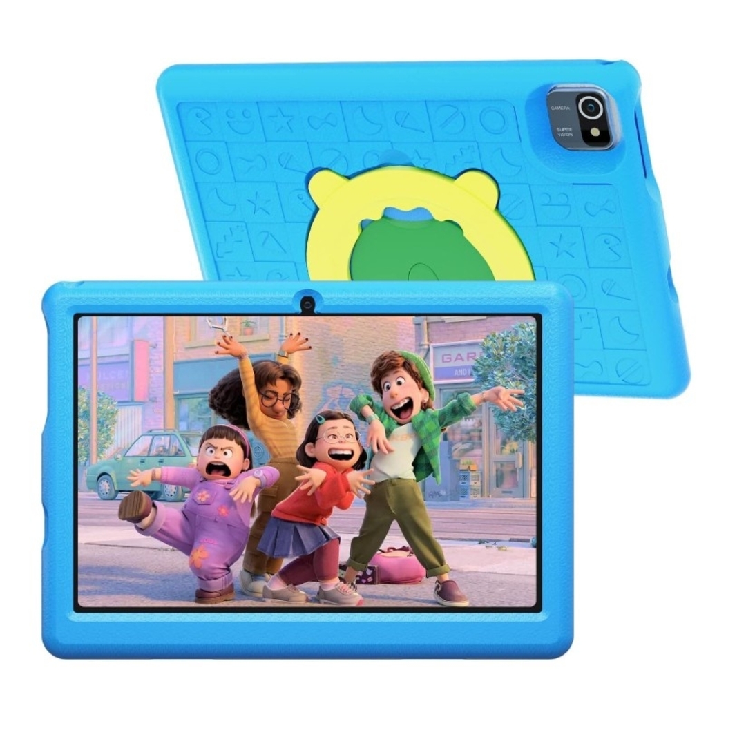 子供用タブレットタブレット 子供用 10インチ Android12 ブルー キッズタブレット