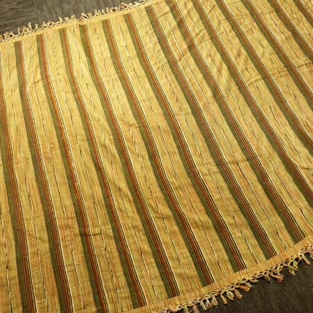 インド綿 裂き織り コットンラグ / カーペット　/ 絨毯　(180×270cm | フリマアプリ ラクマ