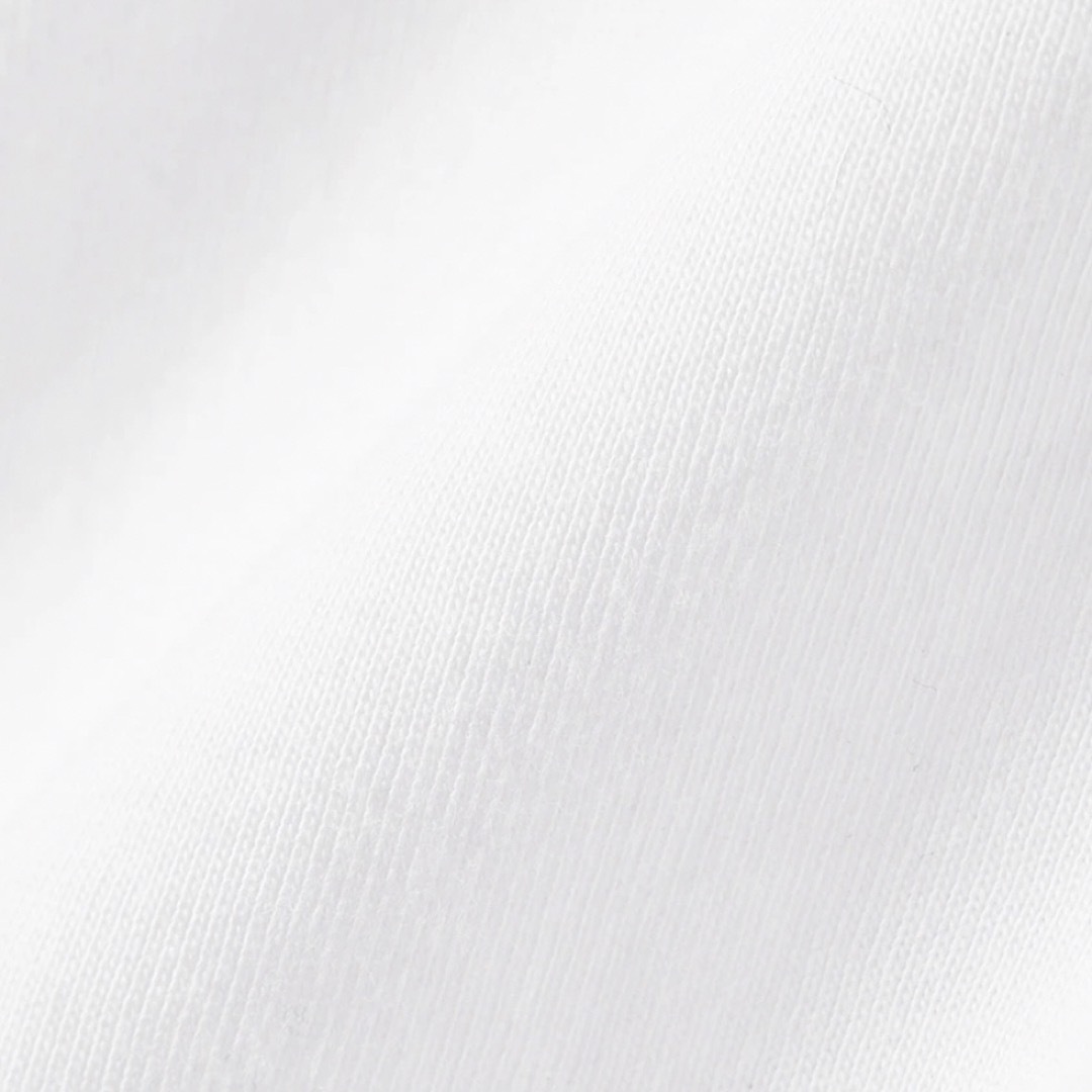 GU(ジーユー)の新品 GU ラッフルコンビネーションプルオーバー ホワイト 150 Tシャツ 白 キッズ/ベビー/マタニティのキッズ服男の子用(90cm~)(Tシャツ/カットソー)の商品写真