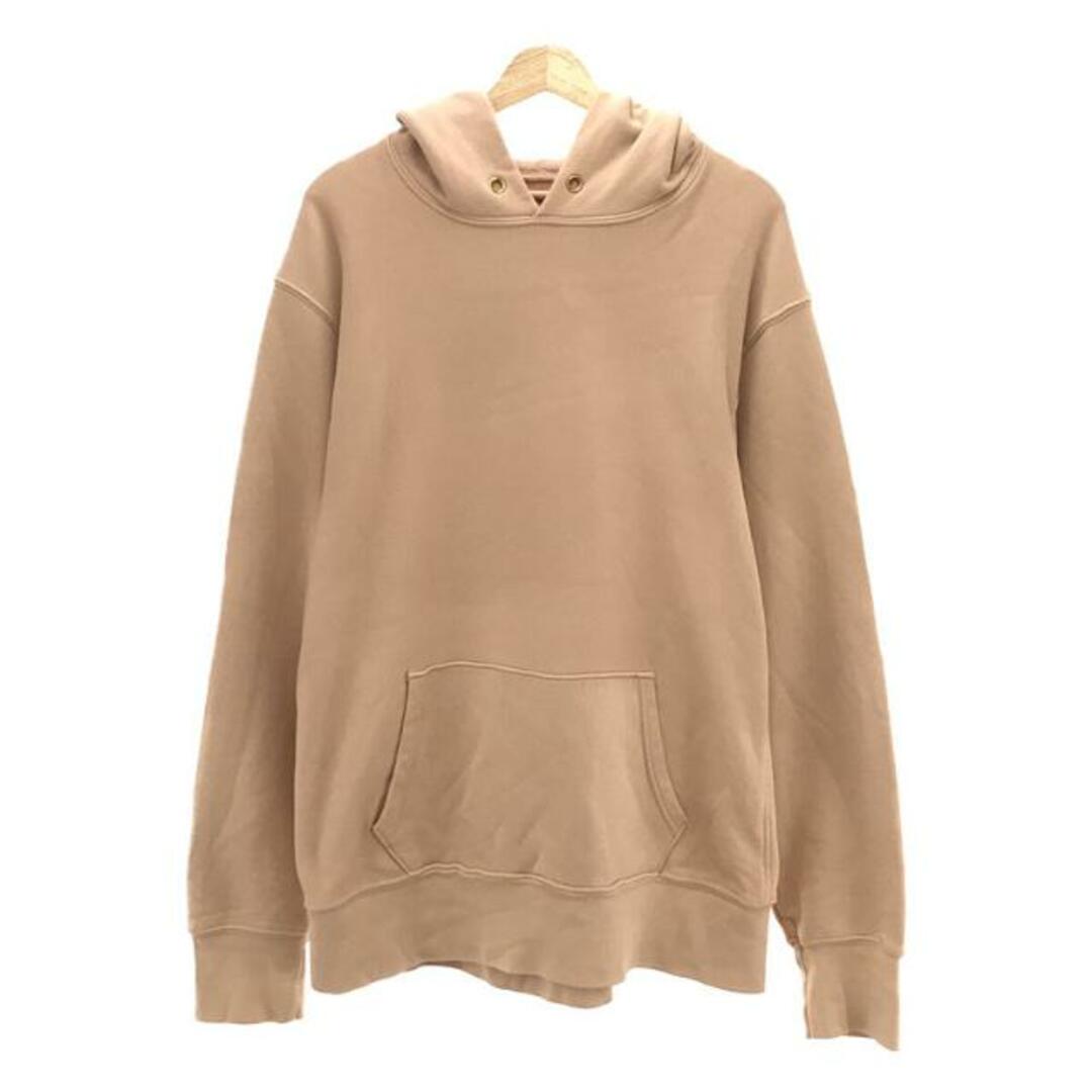 LES TIEN / レスティエン | USA製 CROPPED HOODIE コットン クロップド フーディー パーカー | XL | ベージュ | メンズ メンズのトップス(スウェット)の商品写真