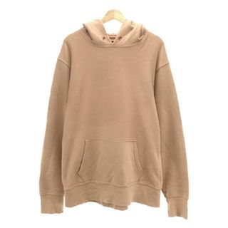 LES TIEN / レスティエン | USA製 CROPPED HOODIE コットン クロップド フーディー パーカー | XL | ベージュ | メンズ(スウェット)