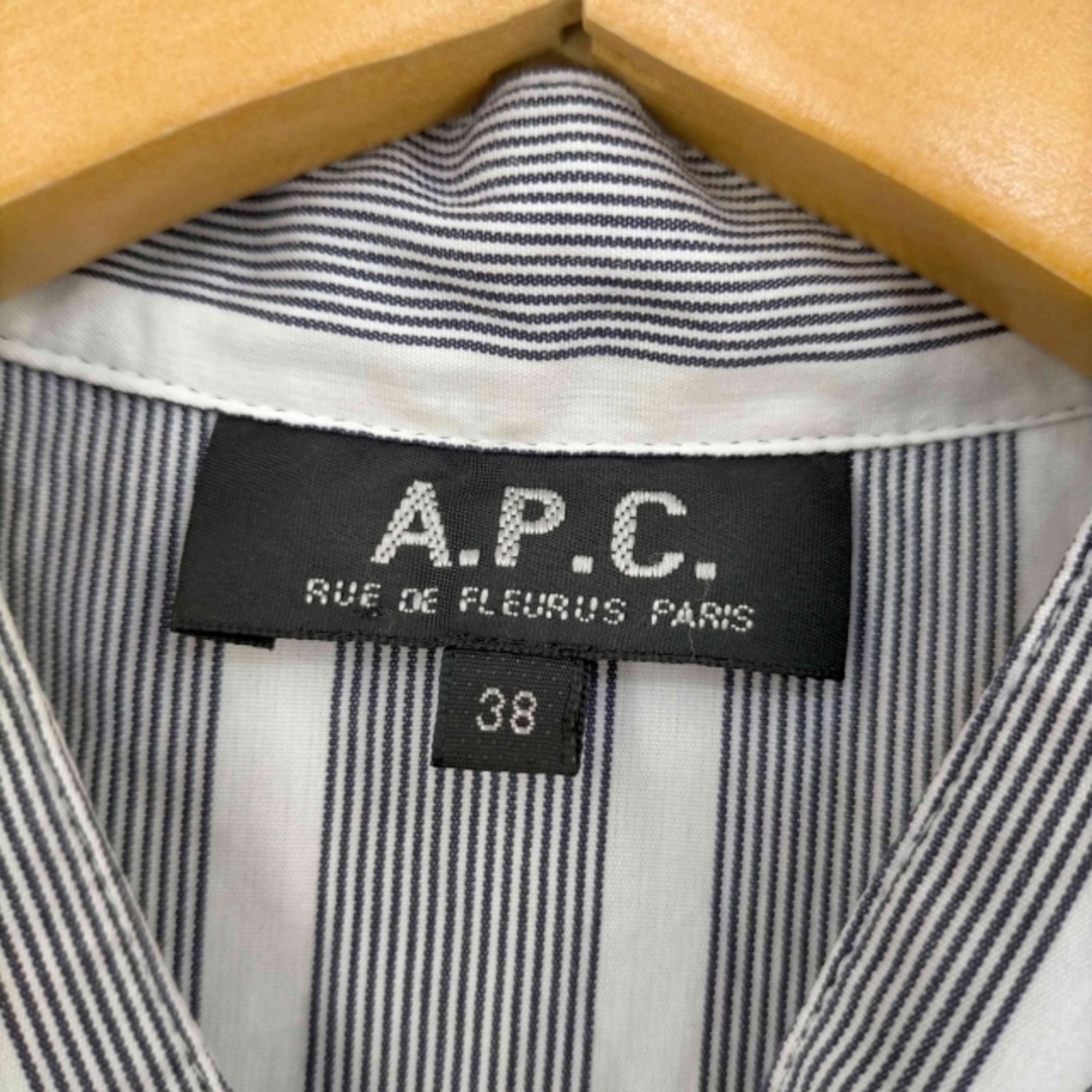 A.P.C(アーペーセー)のA.P.C.(アーペーセー) バンドカラーシャツワンピース レディース シャツ レディースのワンピース(その他)の商品写真