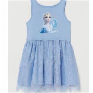 エイチアンドエム(H&M)の☆新品☆ H&M ワンピース 130〜140♡♡アナと雪の女王♡エルサ♡♡(ワンピース)