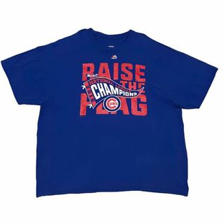 マジェスティック(Majestic)のMLB Chicago Cubs Tシャツ ビッグサイズ カブス 2016(Tシャツ/カットソー(半袖/袖なし))