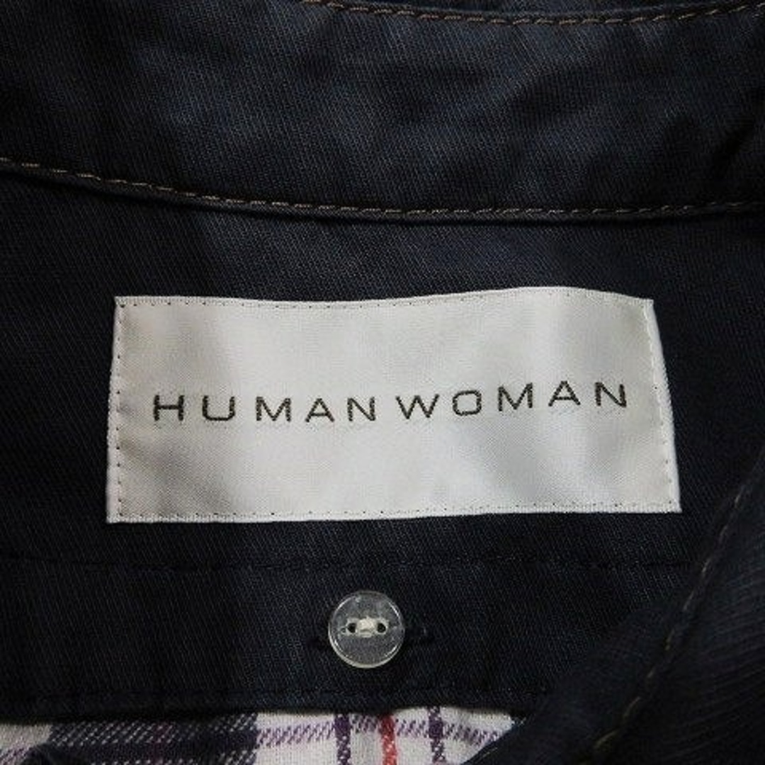 ヒューマンウーマン HUMAN WOMAN ステンカラーコート ジャケット 5