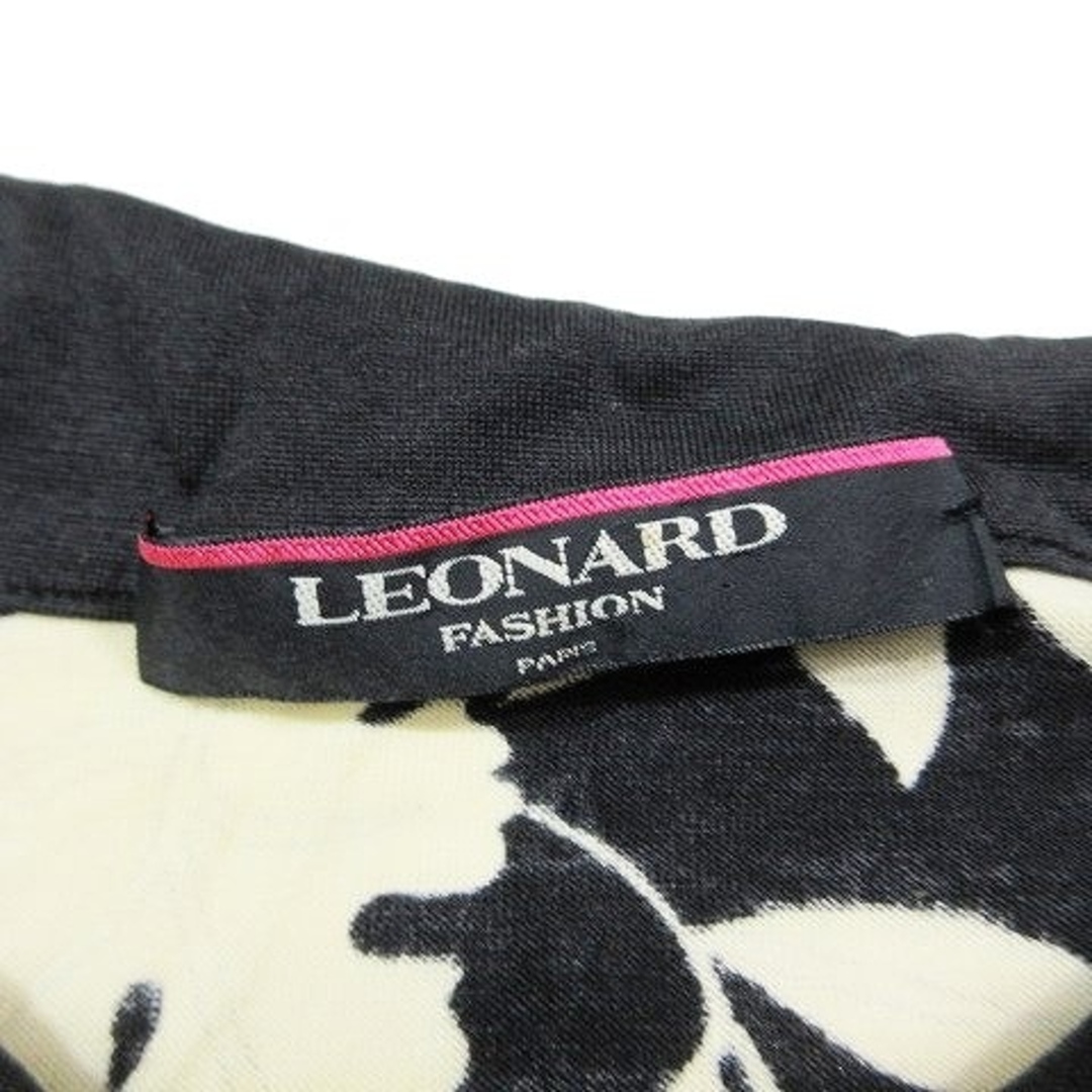 LEONARD - レオナール LEONARD 花柄 ハーフジップ シャツ ブラウス