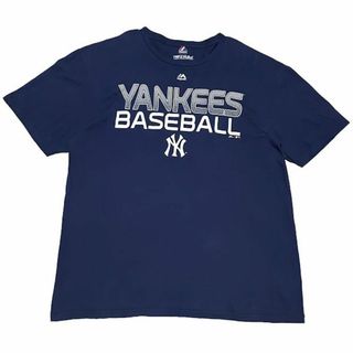 マジェスティック(Majestic)のMLB New York Yankees Tシャツ ビッグサイズ ヤンキース(Tシャツ/カットソー(半袖/袖なし))