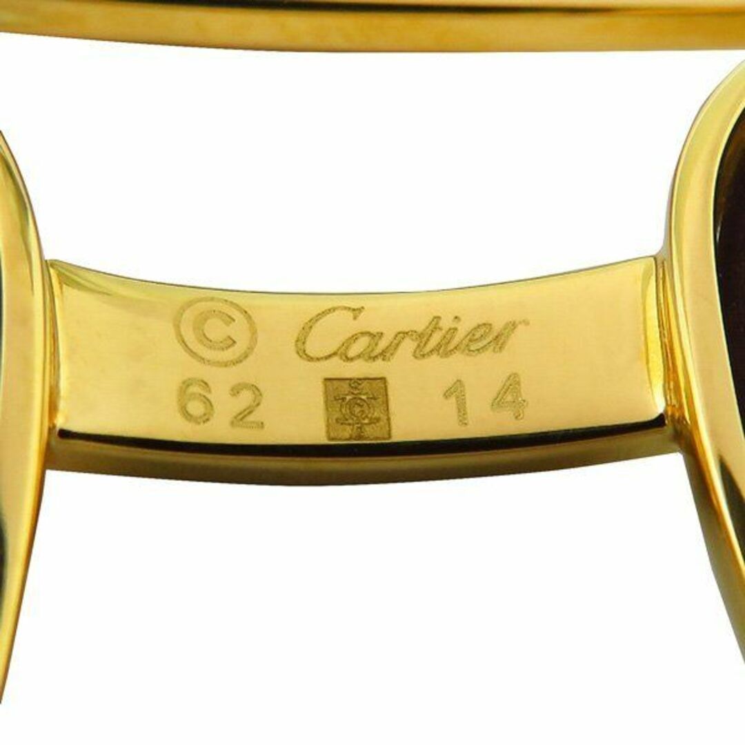 Cartier - 美品 カルティエ Cドゥ ロゴ トリニティ メガネ 眼鏡 アイ