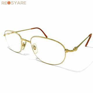 カルティエ(Cartier)のカルティエ トリニティ ゴールド メガネ 眼鏡 アイウェア 45097(サングラス/メガネ)