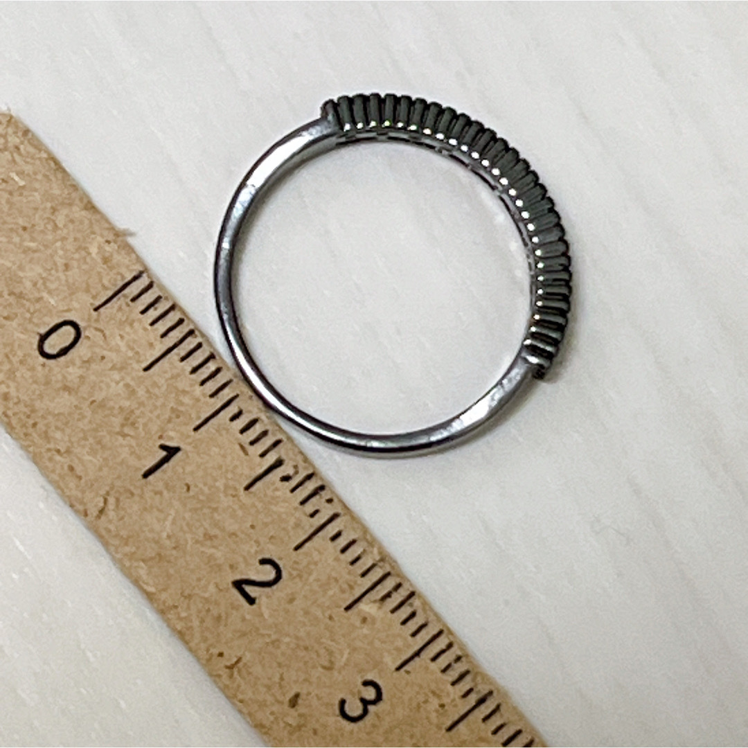 男性 リング ラインストーン ブラック ブルー カフリング ジルコニア メンズのアクセサリー(リング(指輪))の商品写真