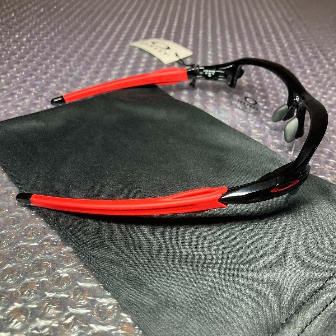 Oakley - 新品激安 OAKLEY オークリー FLAK XS RX ブラック レッドの