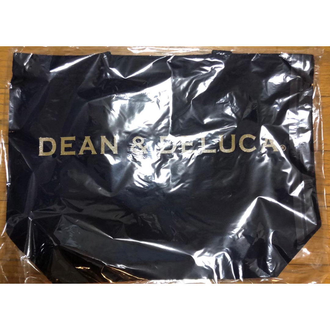 DEAN & DELUCA(ディーンアンドデルーカ)の新品★DEAN&DELUCA ディーンアンドデルーカトートバッグネイビーLサイズ レディースのバッグ(トートバッグ)の商品写真