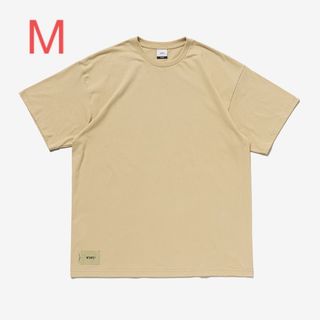 ダブルタップス(W)taps)のWTAPS LABEL/ SS / COTTON ベージュM (Tシャツ/カットソー(半袖/袖なし))