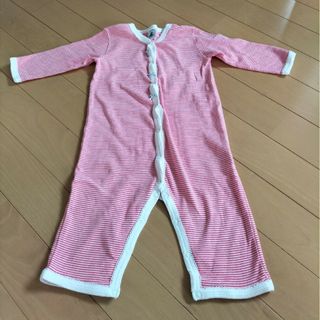 プチバトー(PETIT BATEAU)のプチバトー　ロンパース74cm(ロンパース)