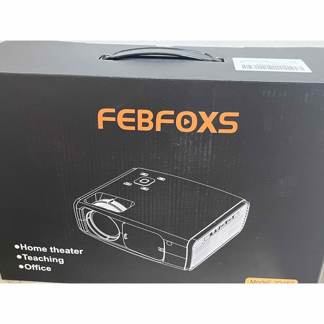 プロジェクター　bluetooth fedfox スマホ/家電/カメラのテレビ/映像機器(プロジェクター)の商品写真