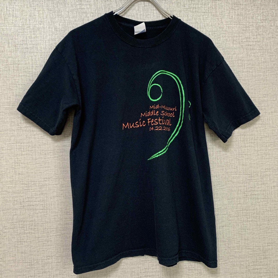 00s オールド　アメリカ　アート　音楽　スクール　　tee アメリカ