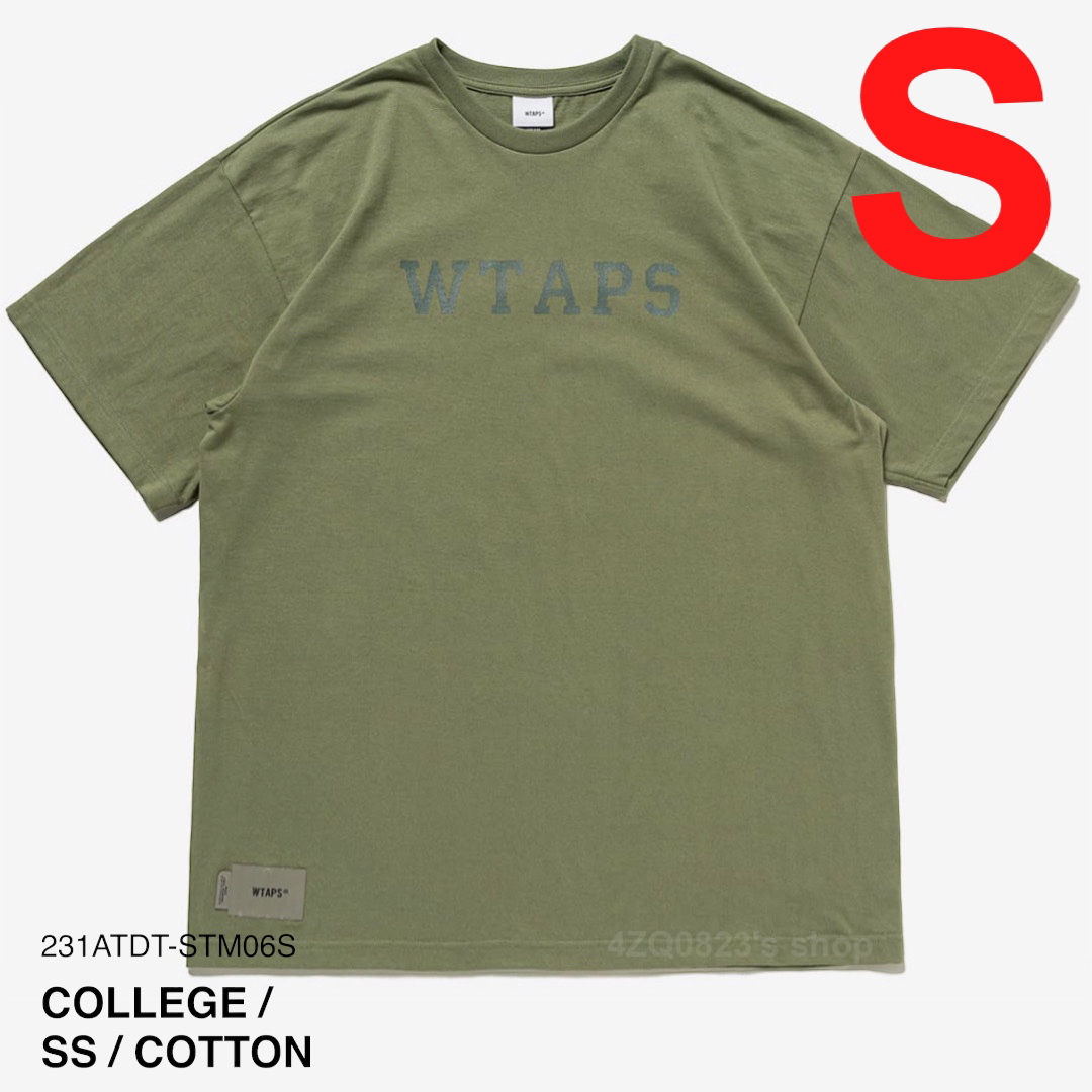 21SS COLLEGE SS TEE OD WTAPS オリーブドラブ