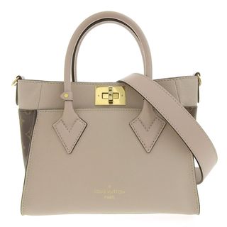 ルイヴィトン(LOUIS VUITTON)のルイヴィトン LOUIS VUITTON モノグラム オンマイサイドPM 2WAYバッグ ハンドバッグ グレージュ M57729 中古 新入荷 LV1372(ハンドバッグ)